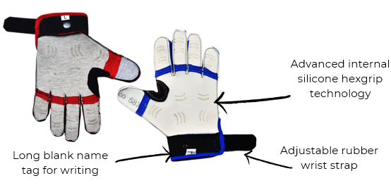 HoldGrip “Forty Fives” Gaelic Football Gloves – With Anti-Loss Snap Button