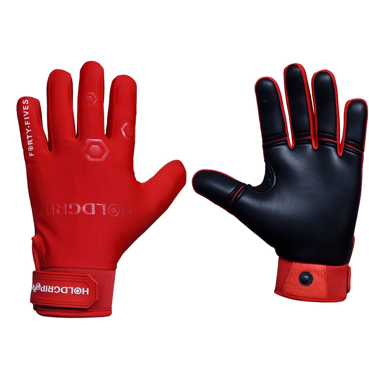 HoldGrip “Forty Fives” Gaelic Football Gloves – With Anti-Loss Snap Button