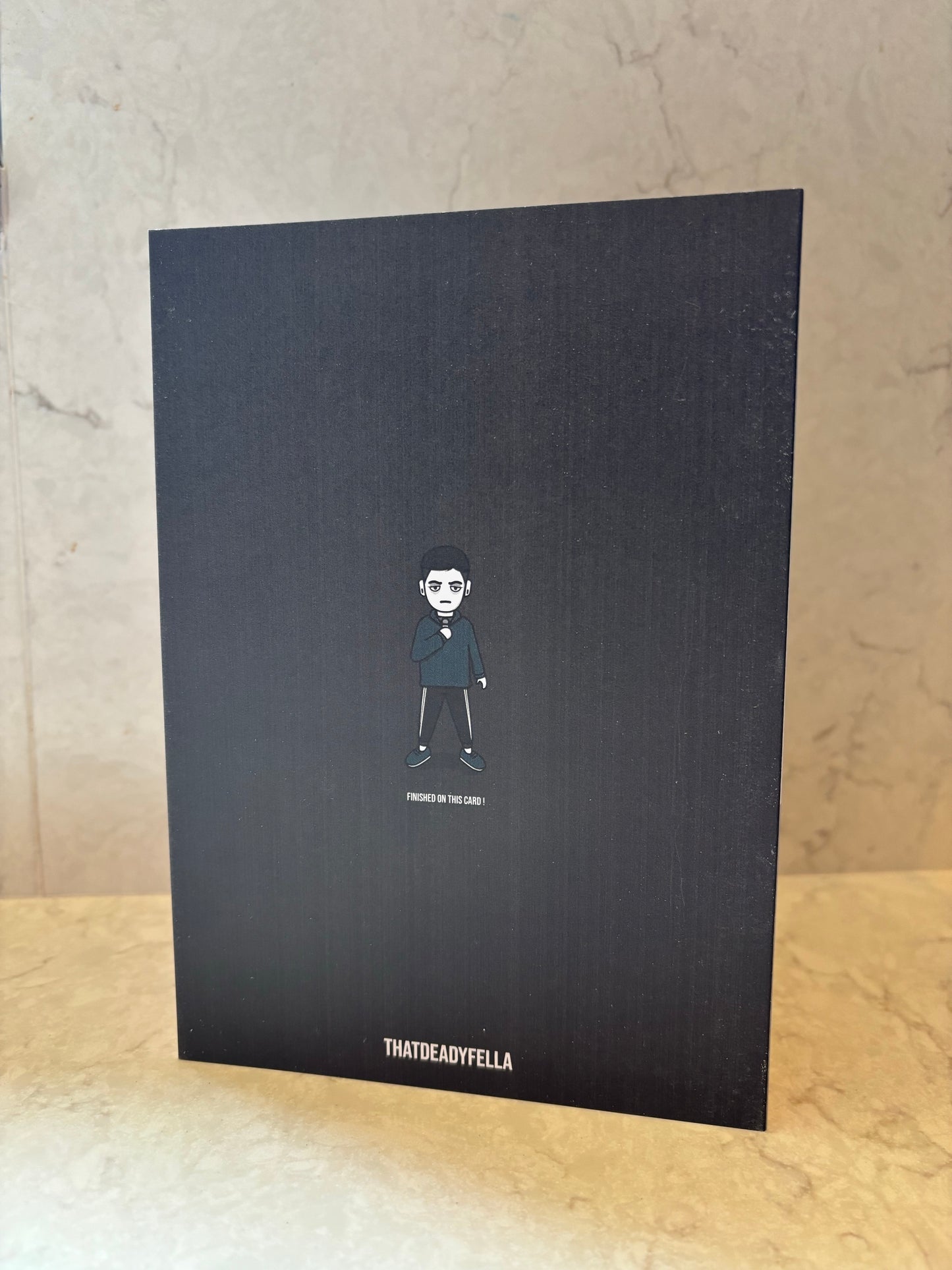 ThatDeadyFella “A Bit Tired” Novelty Card (5 Pack + Envelopes)