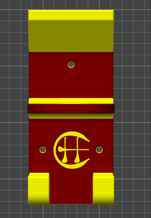 Yellow and Maroon hurling holder  single